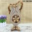 With golden flower ceramic decorative vase
