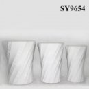 Ceramic plain colorful large indoor plant pots