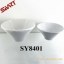 Ceramic white bowl planter pot