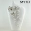 Handmade decorative liquid gold tall porcelain vase