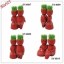 Home decoration for gifts lover red man ceramic grass doll