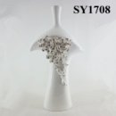 Handmade decorative liquid gold flower arranging ceramic vase