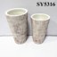 Hotsale new product tall clay cylinder pot