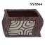 Pattern carving mould corner flower pot