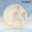 Plate for elegant white indoor wedding decoration plate