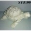Natural white cement turtle garden ornament