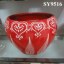 2015 new year red flower pot wholesale
