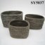 Pool shape cement rustic garden flower pot