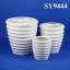 pure white large decorative planter pots