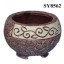 Fashion design small ceramic glazed pot planter