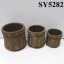 Round clay flwoer pots wholesale