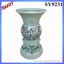 Glazed and printing green planter pot wholesale