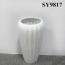 beautiful white ceramic indoor plant pots