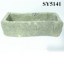 Bent trough outdoor cement bonsai garden planter pot