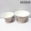 Horn shape small clay pots wholesale