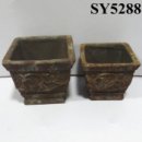 Popular product cement square flower pot