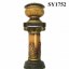 36 inch brown antique pot ceramic roman columns