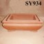 Hotsale product rectangular handmade bonsai ceramic pot