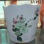 New style product wintersweet printing indoor decoration pot