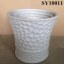 Ceramic pot for sale white garden flower pot wholesale