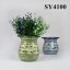 Beautiful hand painted antique ceramic flower vase