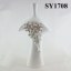 Handmade decorative liquid gold flower arranging ceramic vase