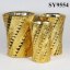 Plain galvanized golden decoration flower pot