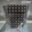 Polygon black home decoration flower pot