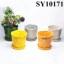 mini colorful glazed ceramic planters