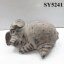 Cement colorful sleeping pig decoration garden statue