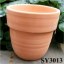 Round mini terracotta flower pot wholesale