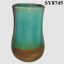 Ceramic pot for sale double colors tall antique glazed flower pot
