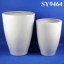 Hot new products for white plain glazed decoration flowerpots