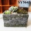 New products to sell mini plants cement bonsai pot