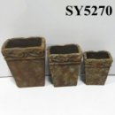 rust clay pot design