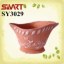 Goblet shape terracotta clay garden pots