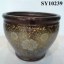 Chinese style glazed ceramic yard pot