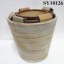 Chinese painting ceramic set planter pot