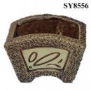 Decorative bridge design indoor plant pots