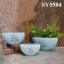 Flower pot for home decoration outdoor cement garden plant pots