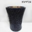 Dark blue ceramic cheap big plant pots