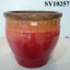 Gradient color glaze ceramic flower pot
