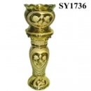 Business gift golden galvanized roman style pot