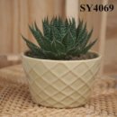 Lovely grey small ceramic pots