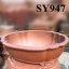 Terracotta handmade flower pot bonsai pots