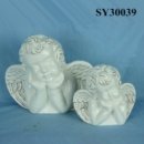 Thinking table angel garden statue