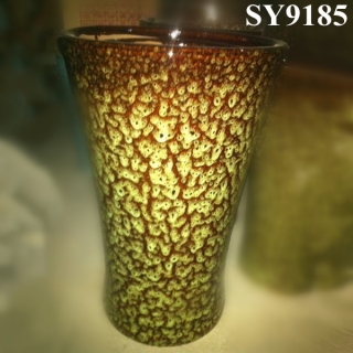 new design of flower pot  porcelain glaze yard flowerpots