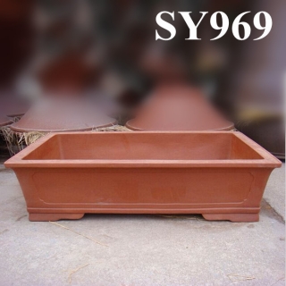 Rectangular ceramic bonsai pots wholesale