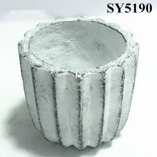 New products 2015 innovative product garden decoration cement plant pots