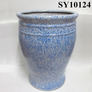 New design snow point glazed ceramic garden pots